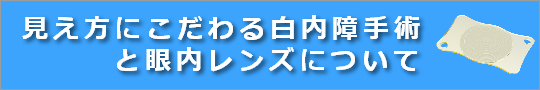 さいたま市の眼科|スカイ眼科大宮クリニックー白内障手術と眼内レンズ